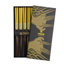 TOKYO DESIGN STUDIO Chopstick Giftset/5 Gold 4496 1/100 