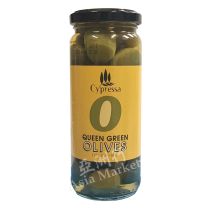 Cypressa Queen Green Olives 340g