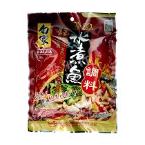 BAIJIA  Fragrant and Hot Fish Flavor Seasoning 200g 白傢水煮魚