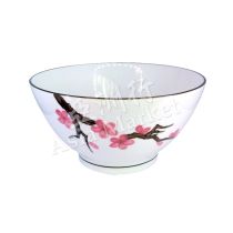 7 Inch Painted Porcelain Ceramic Bowl (Plum Flower) 櫻花碗