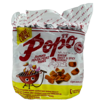POPO Fish Muruku Sweet & Spicy Flavor 240g  (24 packs) 寶寶美味魚肉豆餅(甜辣)