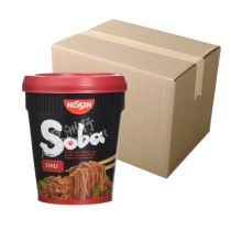[CASE] NISSIN Soba Noodles With Yakisoba Sauce Chilli 92g x 8 