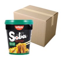 [CASE] NISSIN Soba Noodles With Yakitori Sauce Teriyaki 90g x 8 