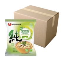 [CASE] NONGSHIM Soon Veggie Ramyum Noodle Soup 112g x 20 