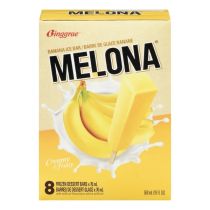[FROZEN] [MULTIPACK] Melona Ice Bar Banana Flavour  560g (8x70g)