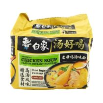 BAIXIANG Chicken Flavor Noodles 555g (PACK OF 5) 白象湯好喝老母雞湯麵五連包