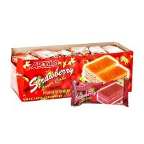 APOLLO Strawberry Layer Cake 18g X 24 (Pack of 24) 阿波罗蛋糕-草莓味