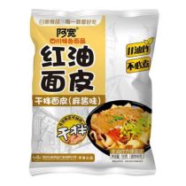 BAIJIA Broad Noodle Sesame Paste Flavour 120g 红油面皮麻酱味 -袋 出口版