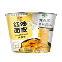 BAIJIA Broad Noodle Sesame Paste Flavour Bowl 120g 红油面皮麻酱味-碗 出口版