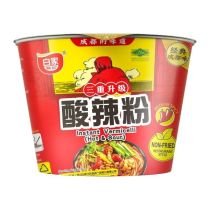 BAIJIA Instant Sweet Potato Vermicelli - Original Hot and Sour Flavour (Bowl) 108g 白家碗裝酸辣粉
