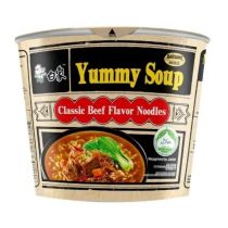 BAIXIANG Yummy Soup Classic Beef Flavour Bowl 105g  白象汤好喝经典牛肉汤面（桶装）