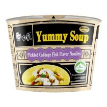 BAIXIANG Yummy Soup Picked Cabbage Fish Flavour Bowl 132g 白象汤好喝金汤酸菜鱼面（桶装）