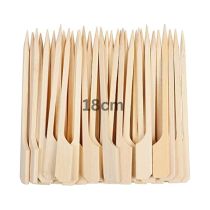 NOBRAND 18cm Bamboo Skewers With Handle 200pc 有柄竹簽