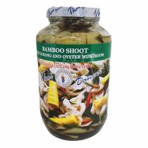 THAI DANCER Bamboo Shoot with Yanang and Oyster Mushroom 680g 杏鮑菇酸筍尖
