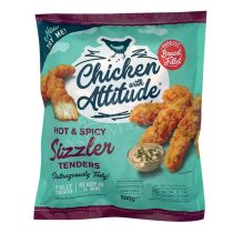 [FROZEN]  CHICKEN With ATTITUDE  Hot & Spicy Sizzler Tenders 500g 脆皮香辣炸雞柳