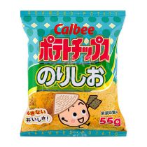 Calbee Potato Chips Seaweed Flavour 55g 卡樂B紫菜味薯片