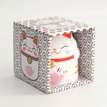 TOKYO DESIGN STUDIO Kawaii Lucky Cat Mug Pink Giftset 8.7x10.2cm 350ml 