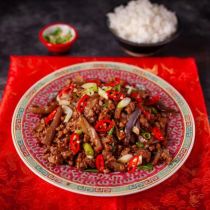 Chinese Braised Aubergine and Minced Pork Recipe Ingredients