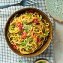 Chinese Style Garlic Butter Spaghetti Recipe Ingredients