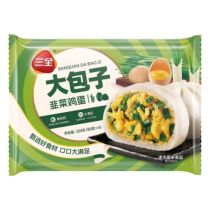 [FROZEN] SQ Chive & Egg Bun 320g 三全韭菜鸡蛋包