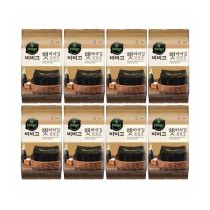 CJ BIBIGO Savory Roasted Korean Style Seasoned Seaweed 5g x 8pcs - Pack of 8 