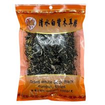 GOLDEN LILY Dried White Back Black Fungus Stripe (Natural) 100g 金百合白背木耳絲
