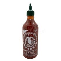 FLYING GOOSE  Sriracha Hot Chili Sauce  with extra Kaffir lime Leaves 455ml 飛鵝牌是拉差青檸味