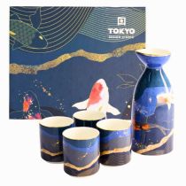 TOKYO DESIGN STUDIO Kawaii Koi Sake Set 1:4 120/50ML 21673 1/12 