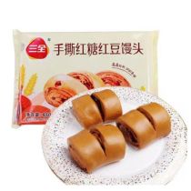 [FROZEN] SQ Brown Sugar Bun-Red Beans 480g 三全红豆手撕馒头