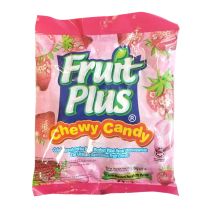 FRUIT PLUS Chewy Candy (Stawberry Flavour) 150g 馬來西亞軟糖草莓味