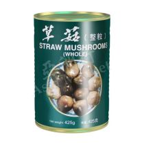 FU XING Straw Mushrooms (Whole) 425g 福星罐裝草菇