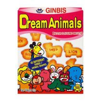 GINBIS Dream Animals Biscuit Butter Flavour 37g  動物餅牛油味 