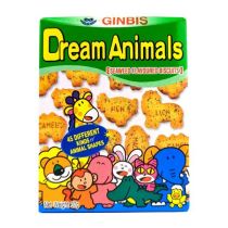 GINBIS Dream Animals Biscuit Seaweed Flavour 37g  動物餅海苔味