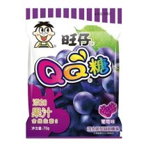 WANTWANT QQ Gummies Grape Flavour 70g 旺旺葡萄味qq糖