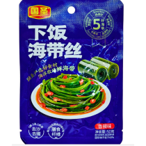 Guo Sheng Shredded Kelp 50g 国圣50g下饭海带丝(香辣味)