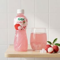 KATO Lychee Juice with Nata De Coco 320ml