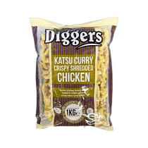 [FROZEN] DIGGERS  Katsu Curry Crispy Shredded Chicken 1kg 吉列脆皮炸雞絲