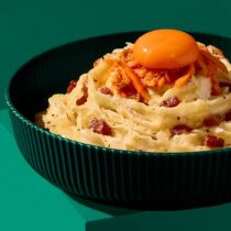 Knife-Cut Noodles Carbonara Recipe Ingredients