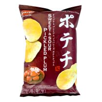 KOIKEYA - Japanese Potato Chips (Sweet & Sour Pickled Plum Flavour) 100g 日本梅子薯片