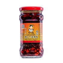 LAO GAN MA Kohlrabi, Peanuts & Tofu in Chilli Oil 老干妈辣三丁油辣椒 280g