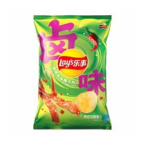 Lays Potato Chip Spicy Duck Tongue Flavour 70g 乐事薯片热辣香卤鸭舌味