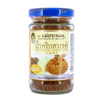 MAEPRANOM  Thai Crushed Chilli (Fish Flavour) 67g 泰國魚醬