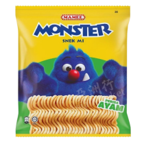 Mamee Monster Noodle Chicken (10x25g) 200g  (BBD: 03/06/2026) 小怪獸乾脆面雞味