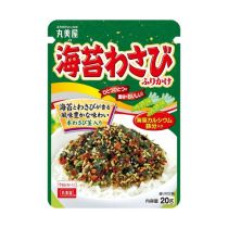 Marumiya Nori Wasabi Furikake Rice Seasoning with Nori Seaweed Wasabi 20g 