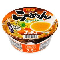 MENRAKU Cup Ramen Miso 110g  麵樂 味噌味 杯麵 (BBD: 09/08/2026)