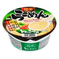 MENRAKU Cup Ramen Tonkatsu Style 105g 麵樂 日本豬骨湯味拉麵 杯麵 (BBD: 09/08/2026)