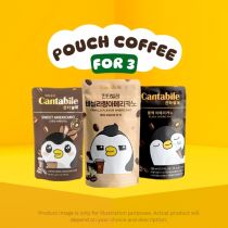 Mix & Match Korean Cantabile Pouch Coffee Bundle of 3