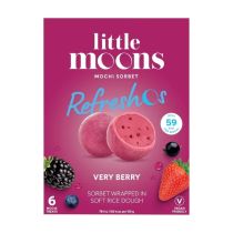 [FROZEN] Little Moons Mochi Ice Cream Berry Flavour 192g