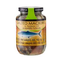 BDMP Salted King Mackerel In Soybean Oil 400g 瓶裝油浸咸魚
