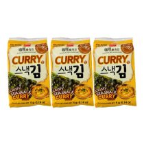 Wang Seasoned Seaweed Curry Flavour (3x4g) 12g WANG 三包裝海苔--咖喱味